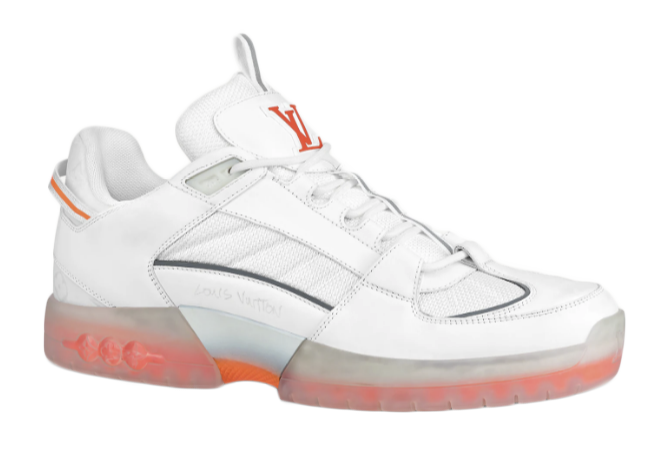 Pre-owned X Lucien Clark A View Sneaker White In White/orange