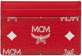 Mcm Card Cases Handbags Color Red Mcm Card Cases Handbags Color Red