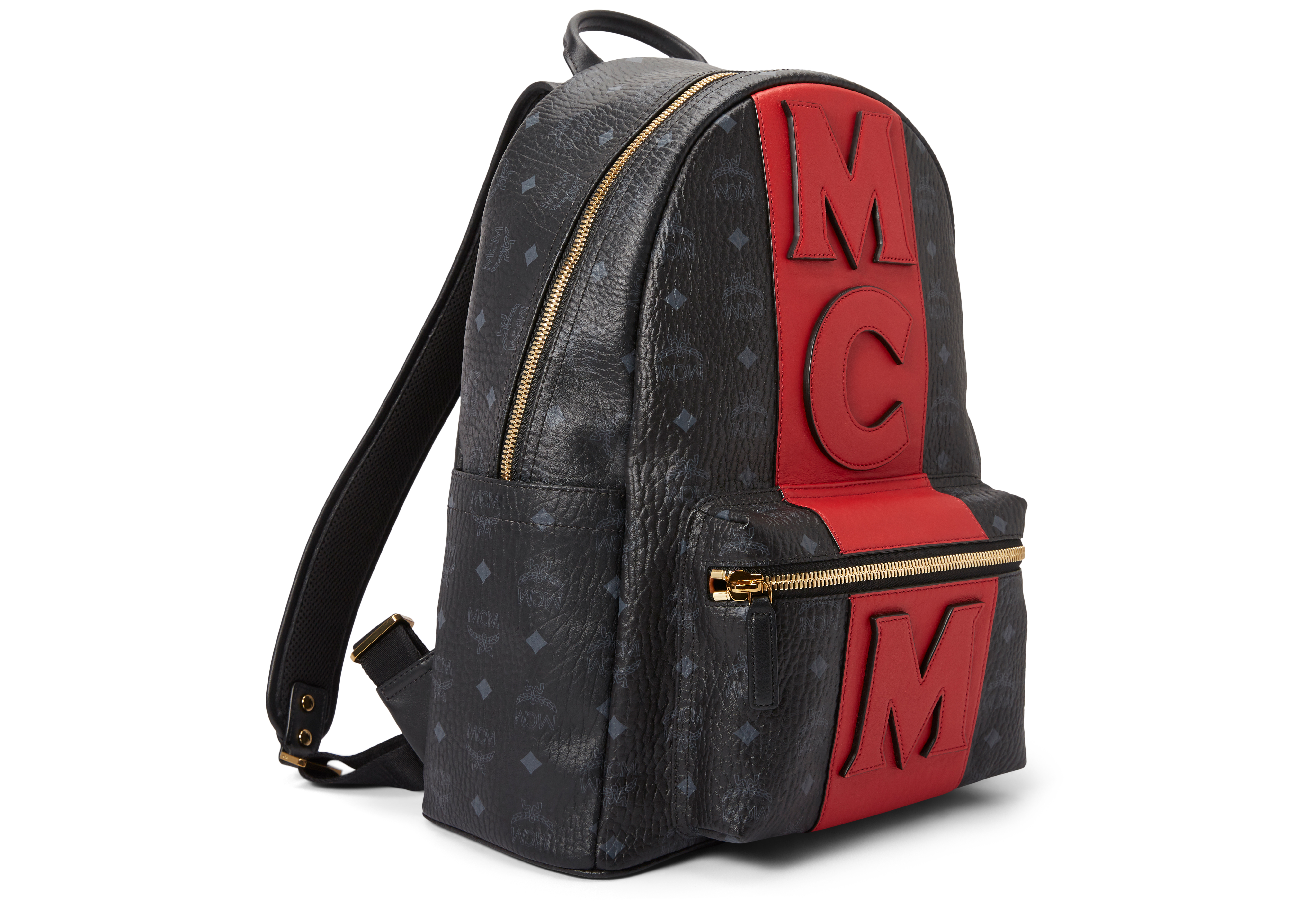 mcm backpack stripe