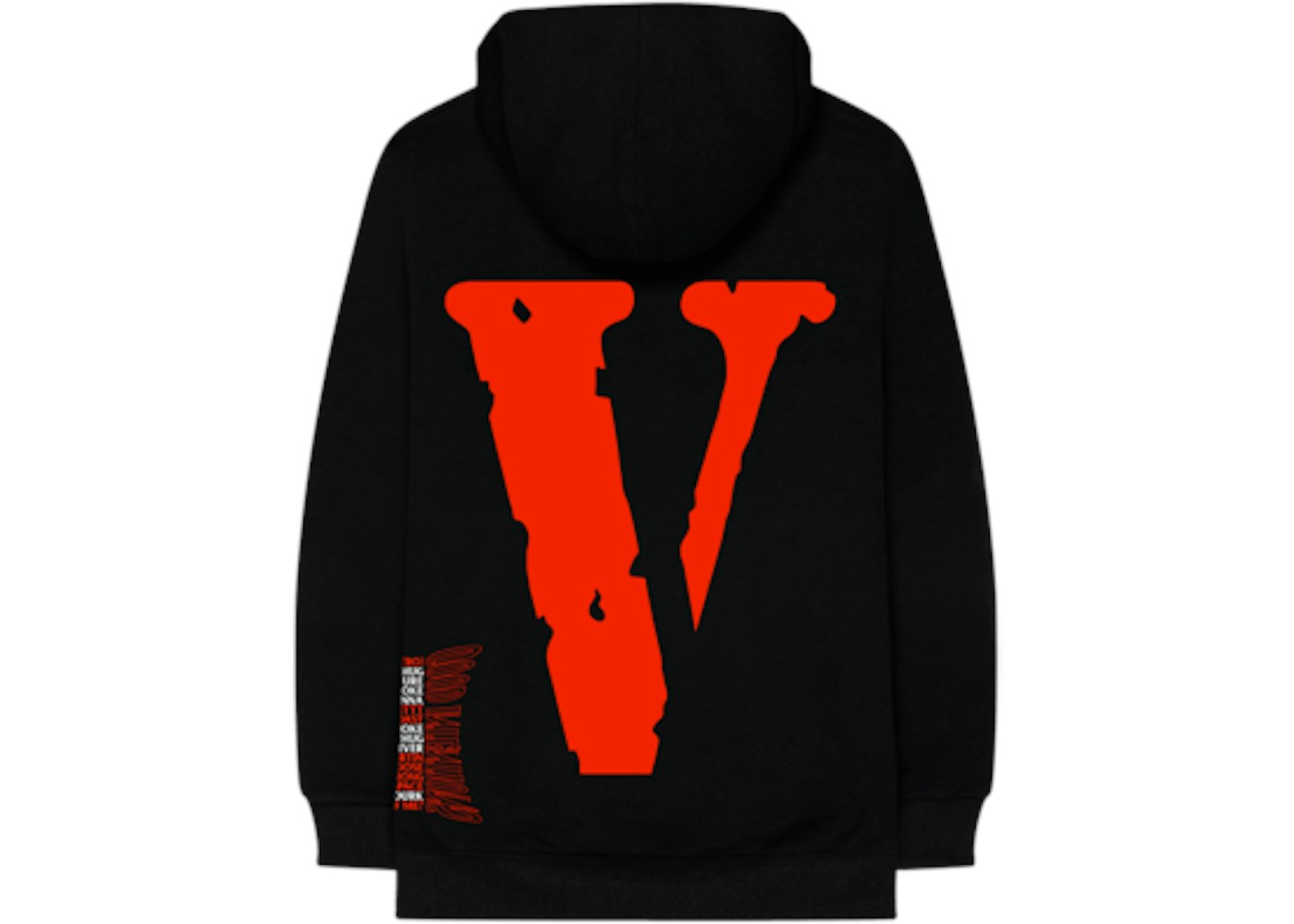 Vlone bad habits black hoodie Clearance