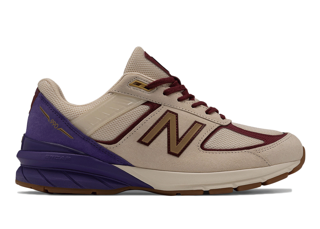 Pre-owned New Balance  990v5 My Story Matters In Angora/purple