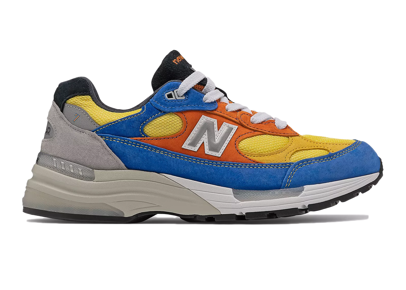 Pre-owned New Balance  992 Gap Year In Blue/orange/yellow