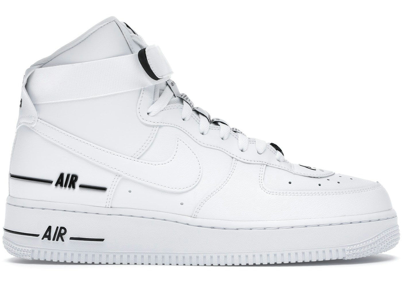 Nike Air Force 1 High Dual Air White Black - CJ1385-100