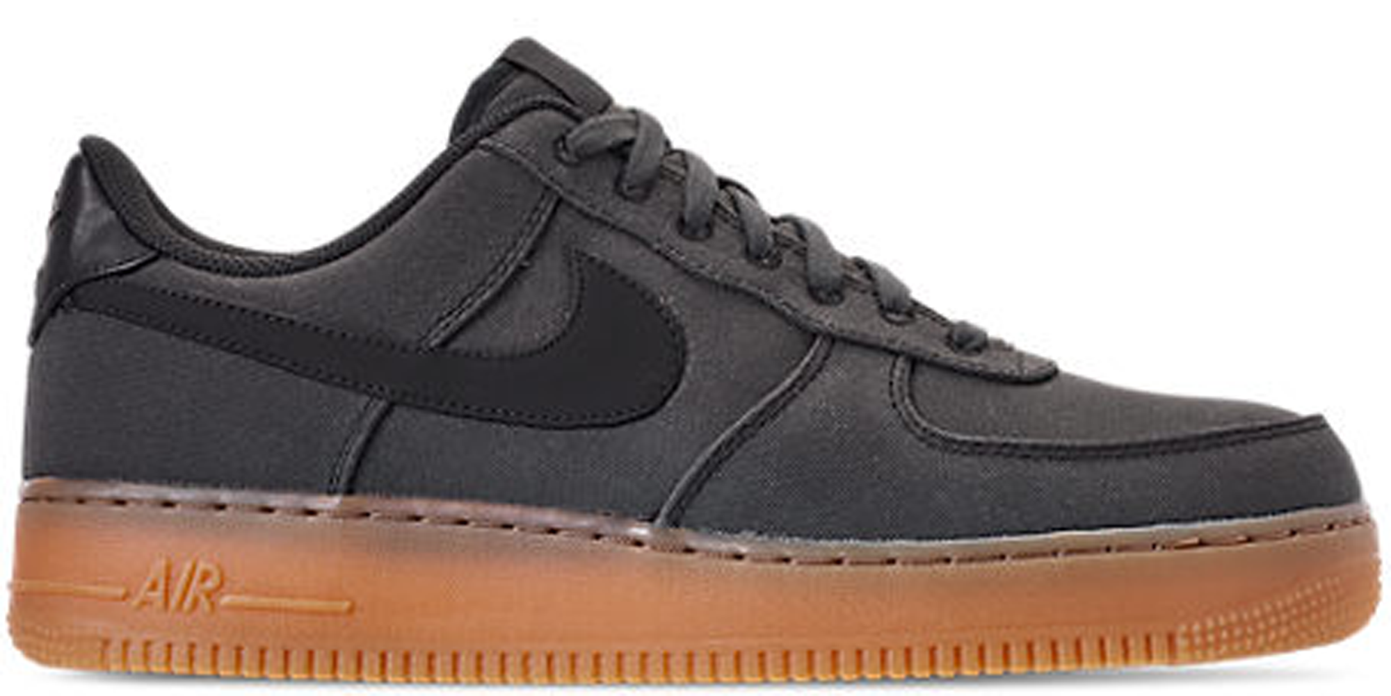 nike air force 1 black gum sole womens