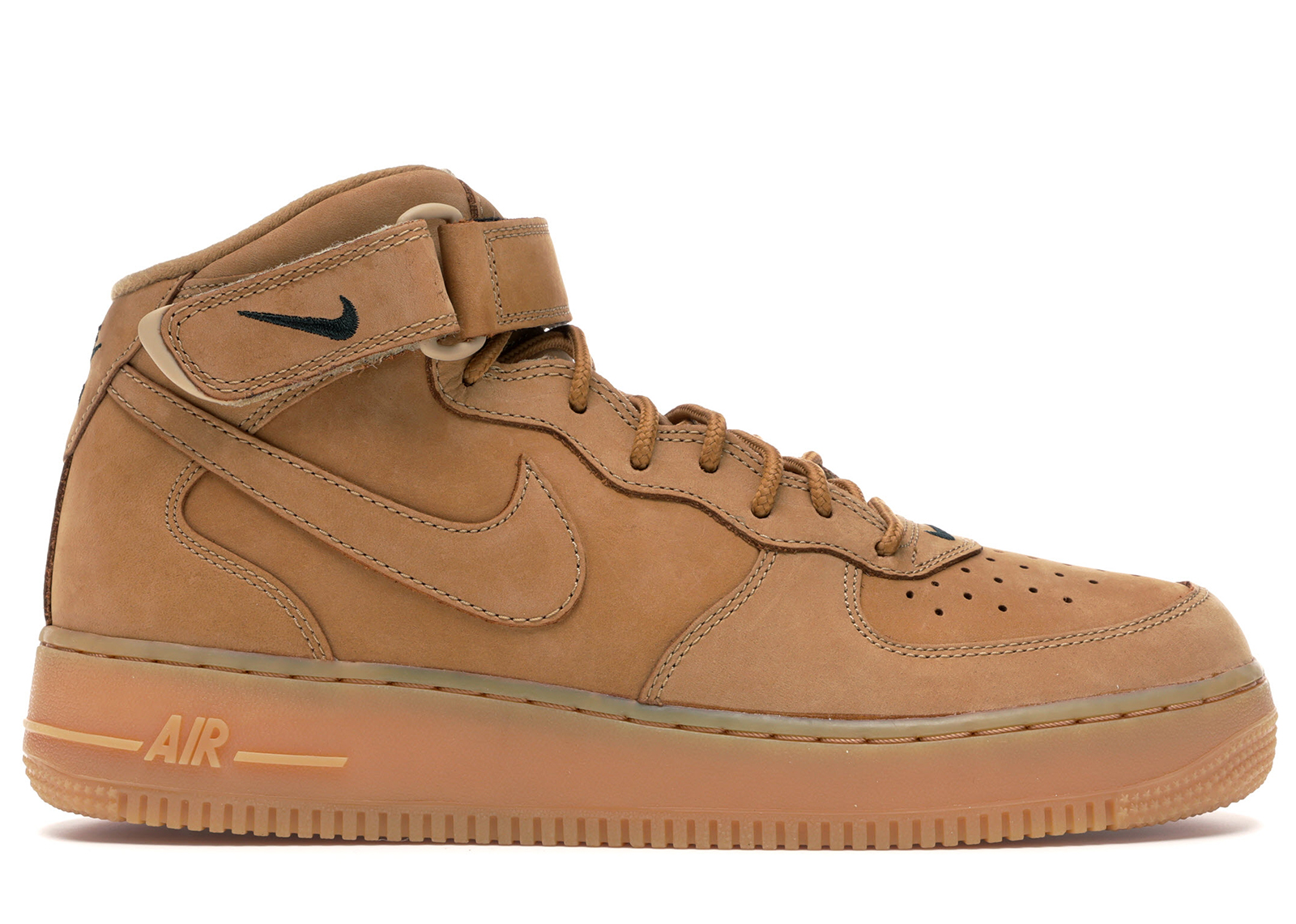 nike air force mid flax