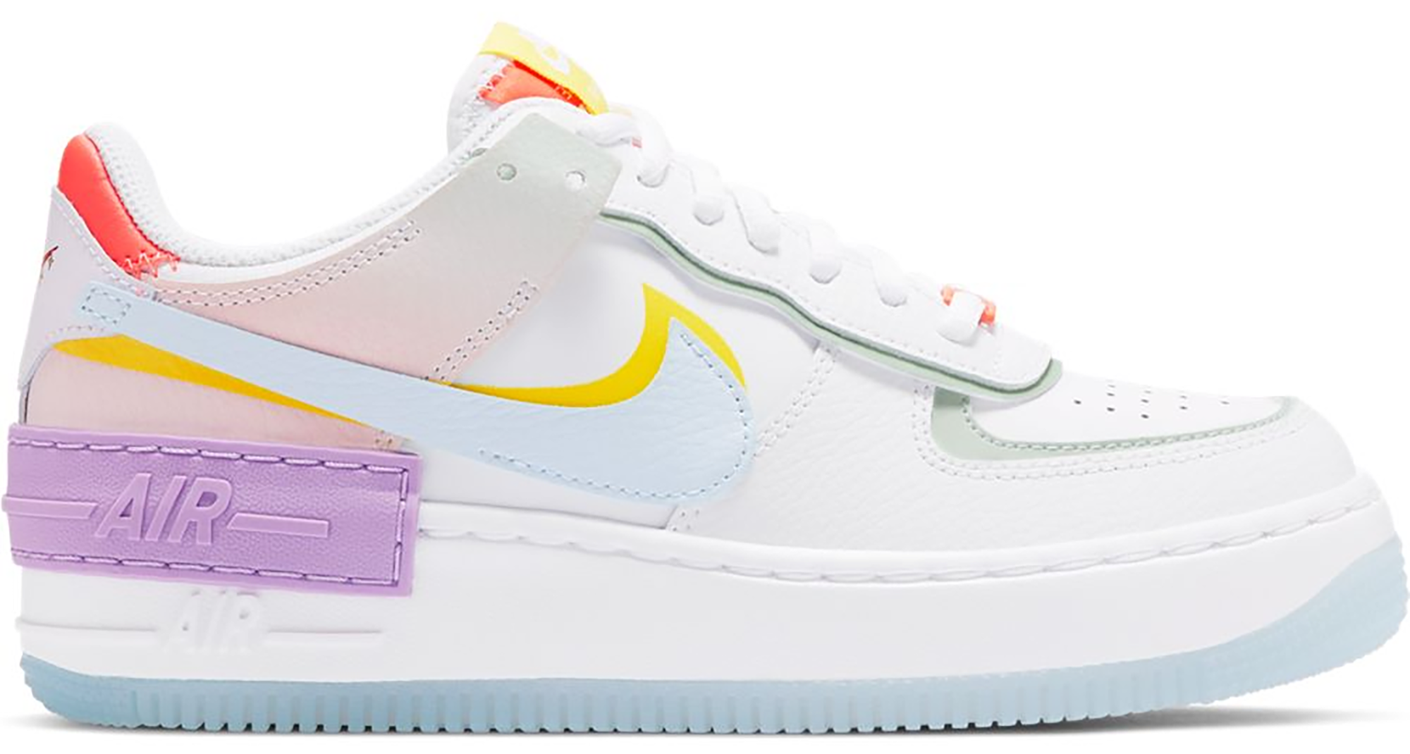 nike air force 1 purple and white