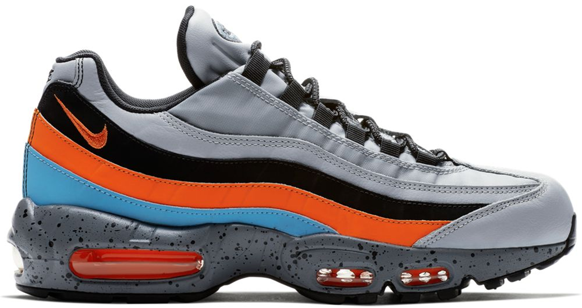 grey and orange air max