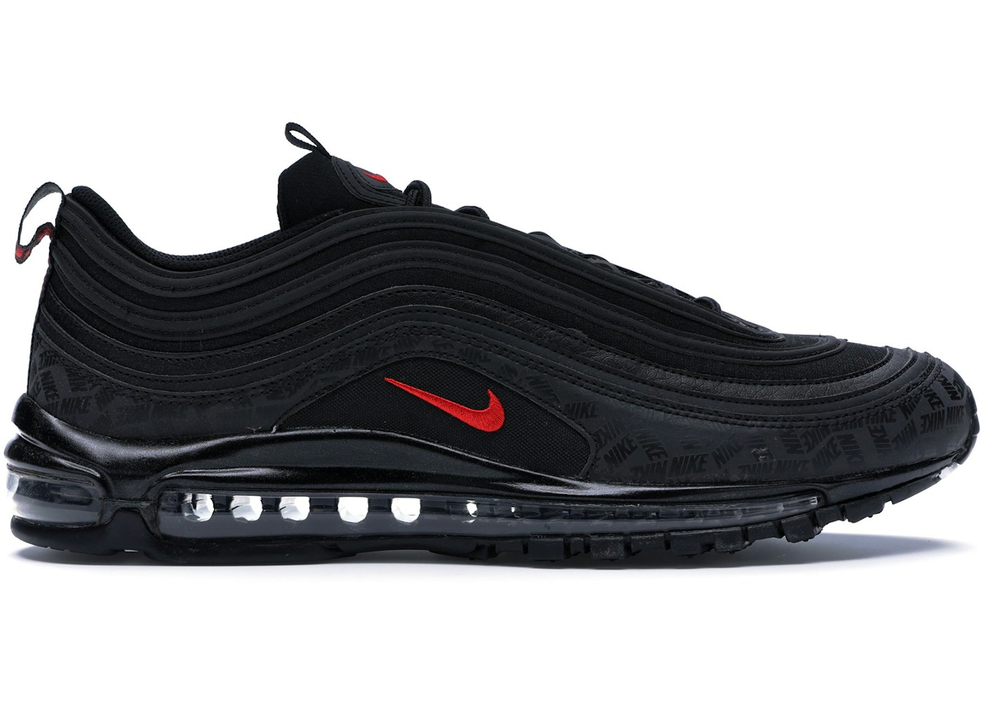 Nike Air Max 97 All-Over Print Black Red - AR4259-001