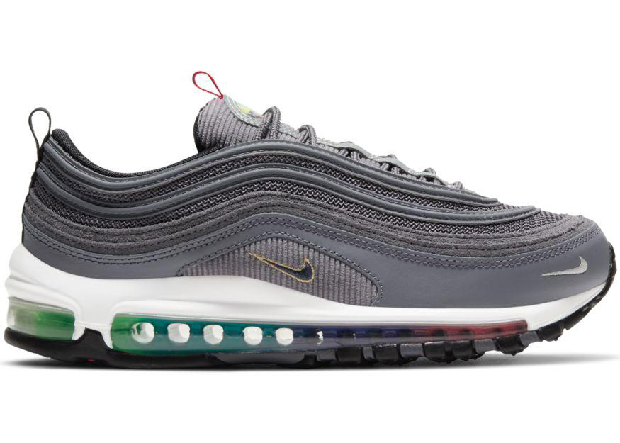 Pre-owned Nike Air Max 97 Se Evolution Of Icons (women's) In Grey/grey/white-rainbow