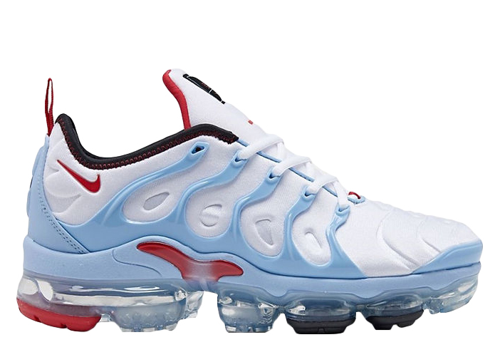 nike air vapormax plus white and red