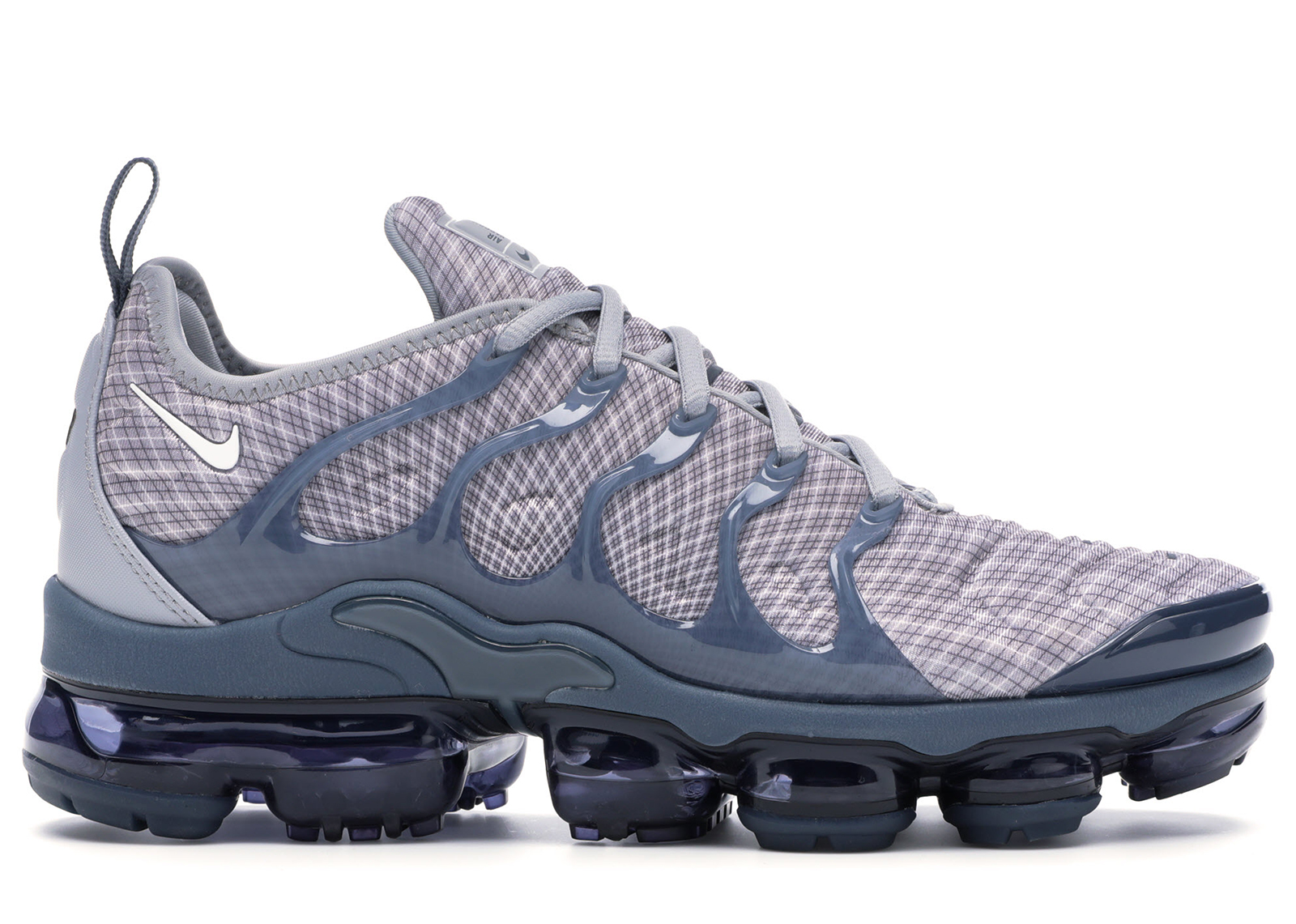 vapormax plus grey and orange