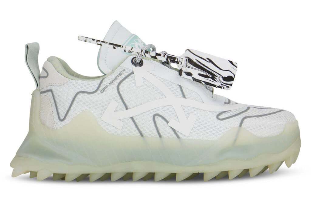 Pre-owned Off-white Odsy-1000 White/silver Ss21