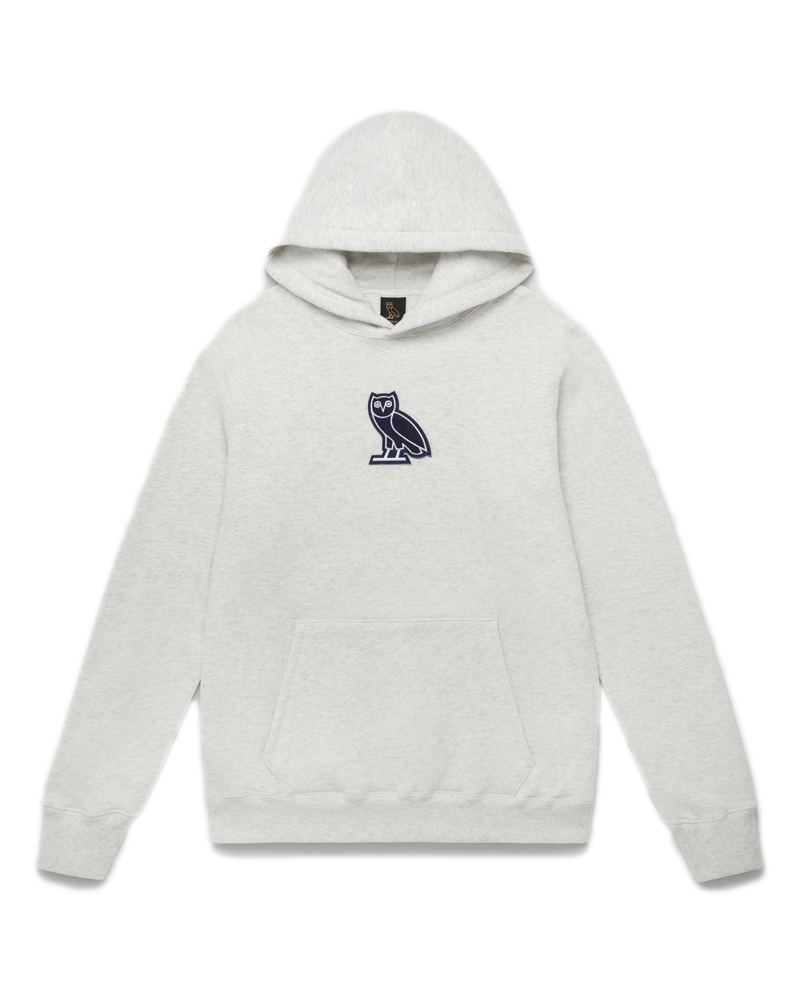Pre-owned Ovo Classic Owl Hoodie (fw20) Ash Grey