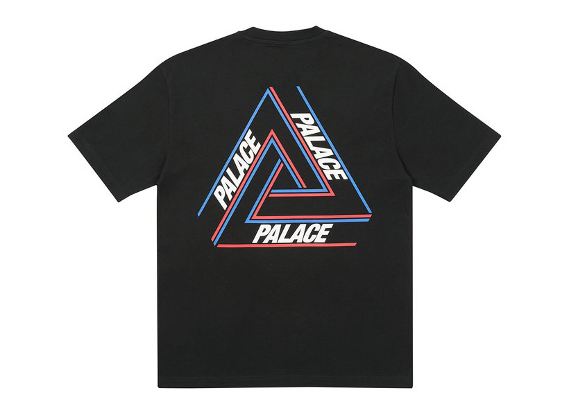 Pre-owned Palace  Basically A Tri-ferg T-shirt Black