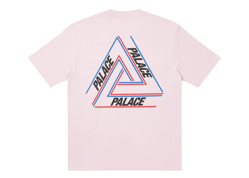Pre-owned Palace  Basically A Tri-ferg T-shirt Pink