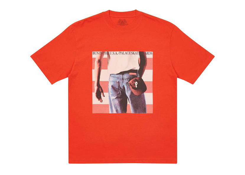Pre-owned Palace  Born To Bun T-shirt Red