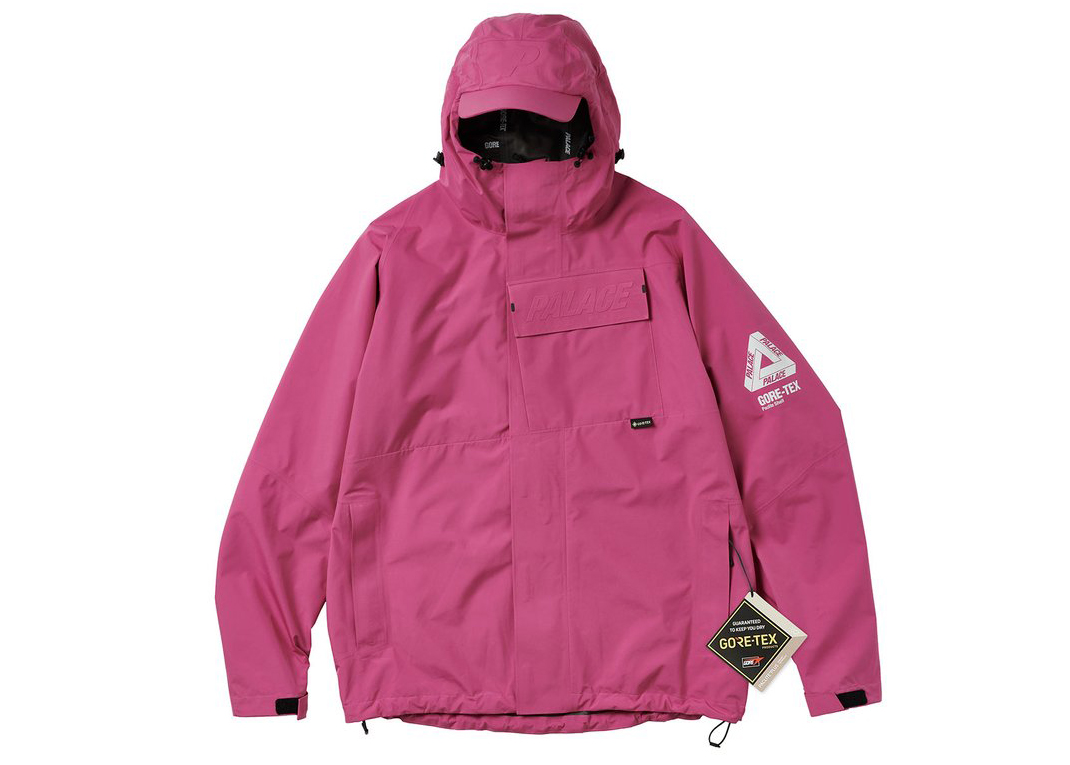 Pre-owned Palace  Gore-tex P Cap Jacket Pink