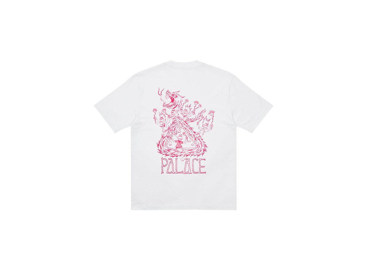 Pre-owned Palace  Lotties Classic T-shirt White