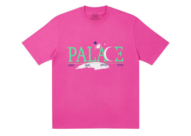 Pre-owned Palace  Outer Space T-shirt Pink