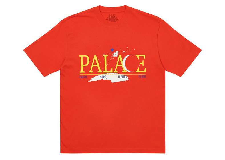Pre-owned Palace  Outer Space T-shirt Red