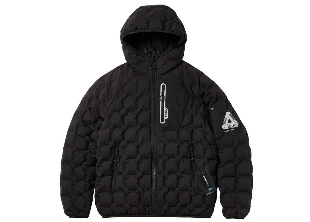 Pre-owned Palace  Pertex Lighten Up Down Jacket Black