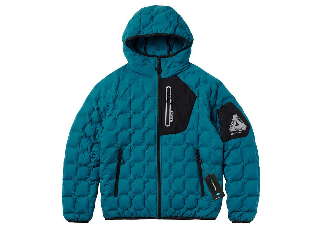 Pre-owned Palace  Pertex Lighten Up Down Jacket Teal