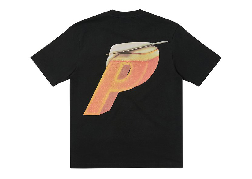 Pre-owned Palace  Stella Artois P-skim T-shirt Black