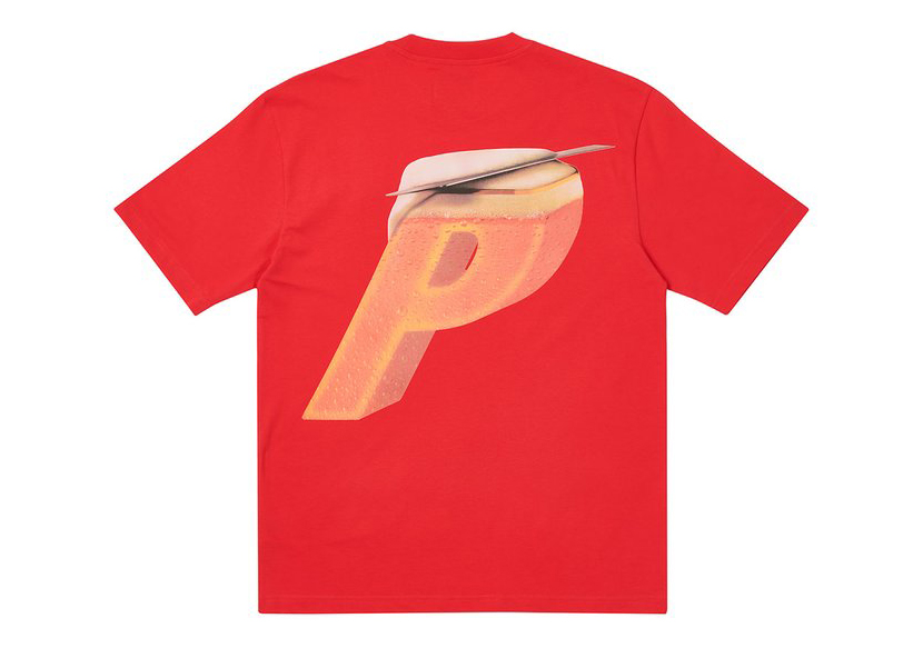 Pre-owned Palace  Stella Artois P-skim T-shirt Red