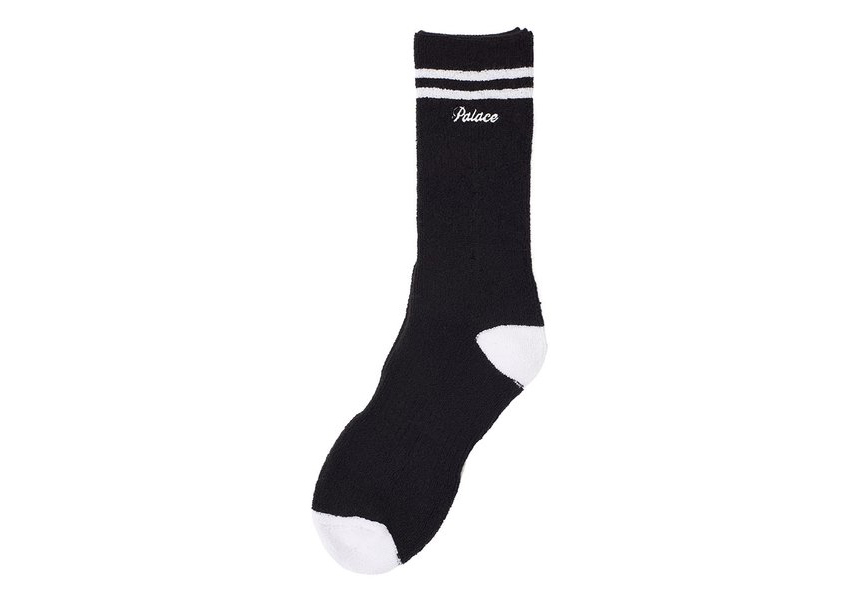 Pre-owned Palace  Towelling Sock Black