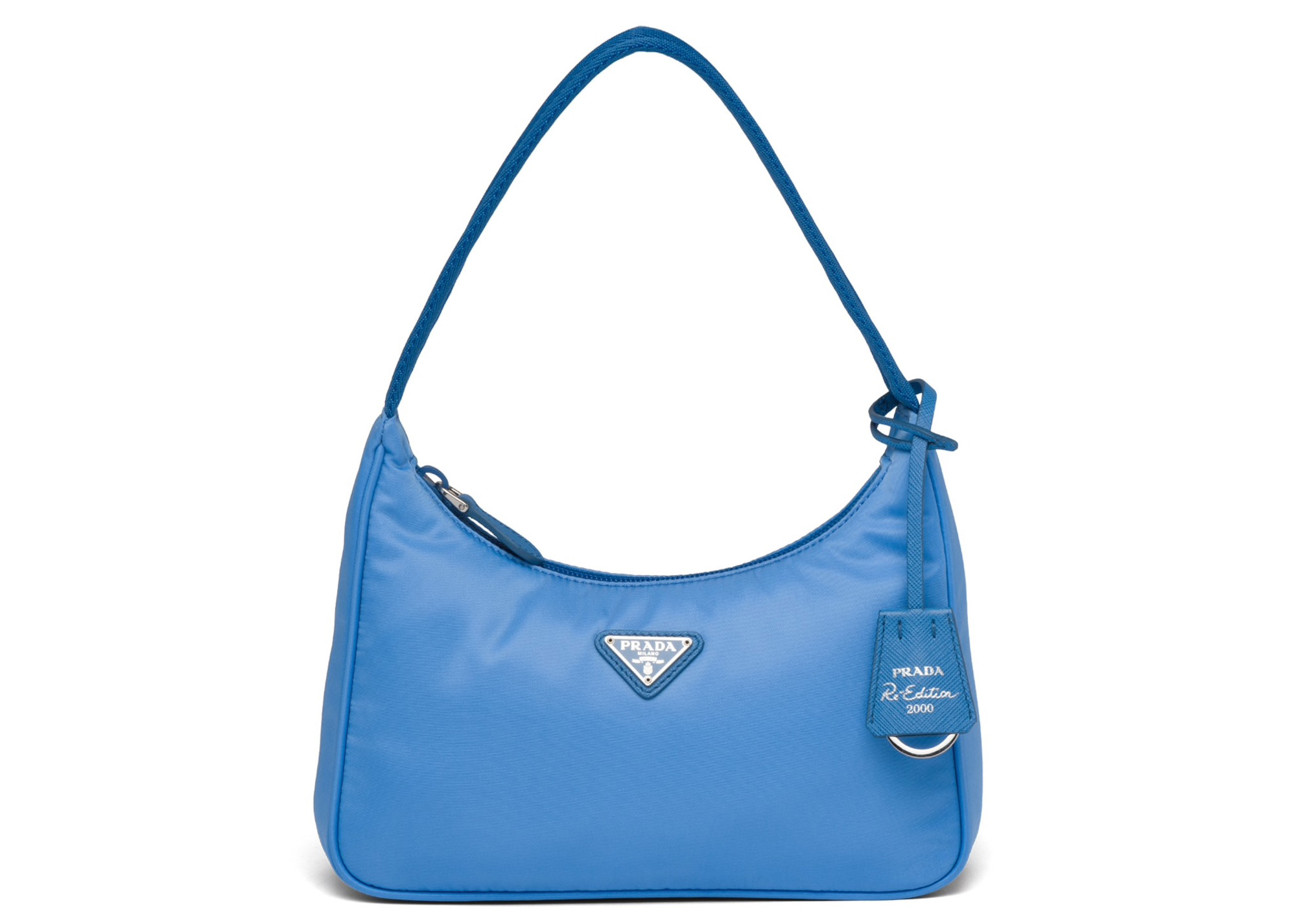 prada blue bag