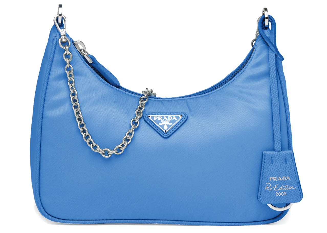 prada blue bag