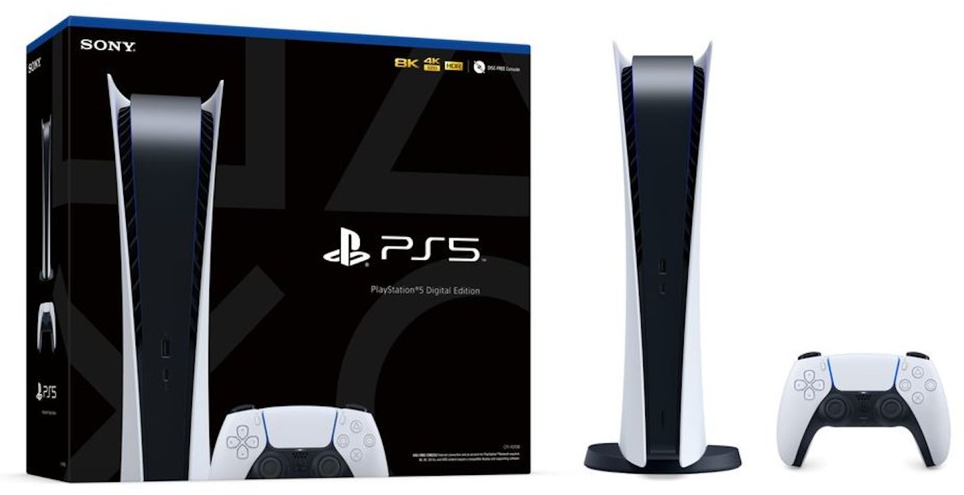 【新品】Sony PS5 PlayStation 5 プレイステーション5本体 (JPN Plug) デジタル・エディション CFI