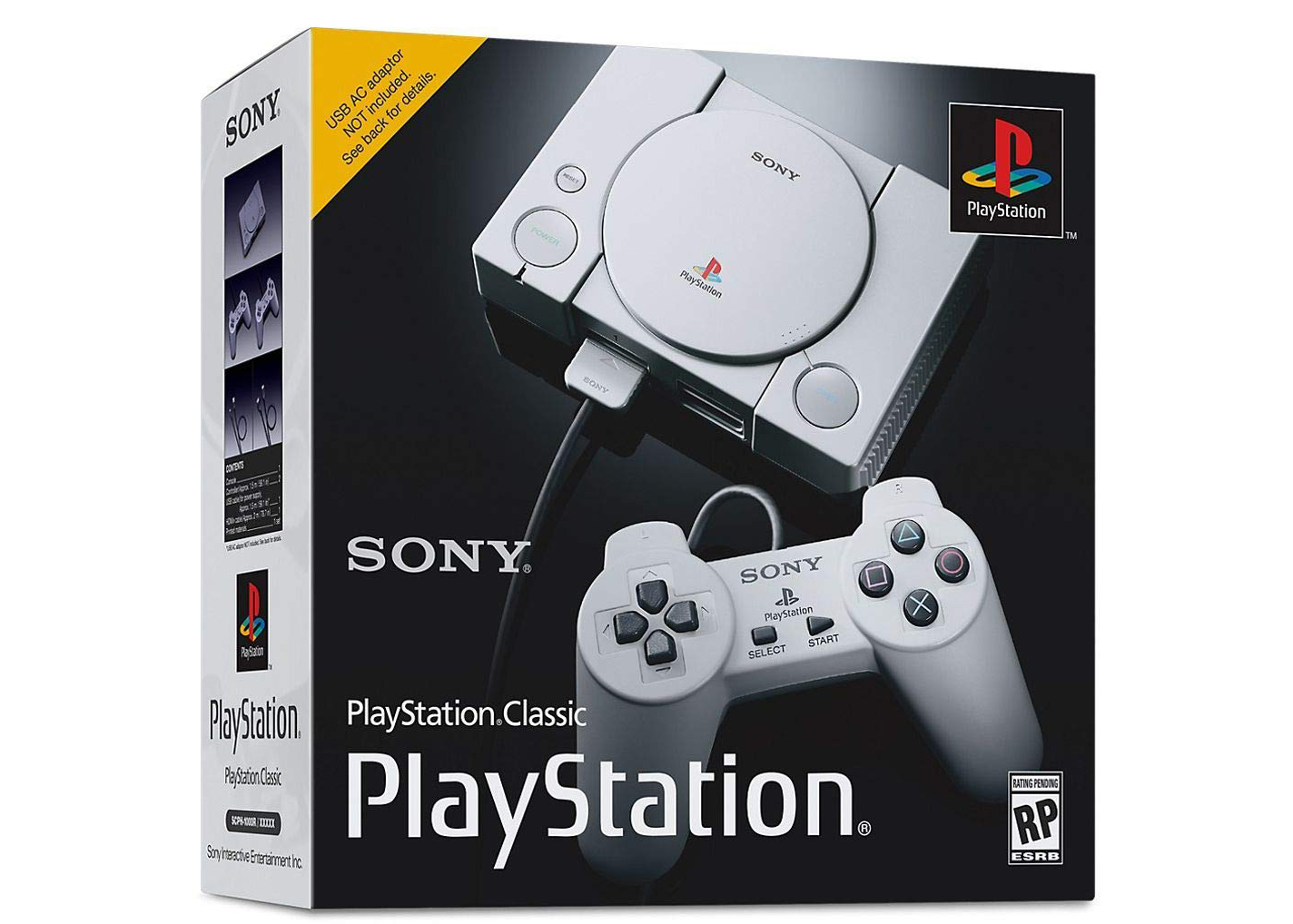 Sony Playstation Classic Console with  20 Classic Games