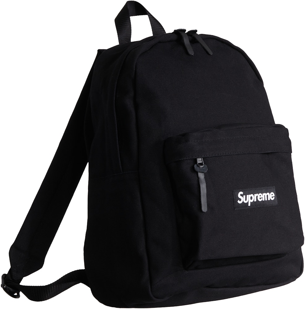 Supreme Canvas Backpack Black - FW20
