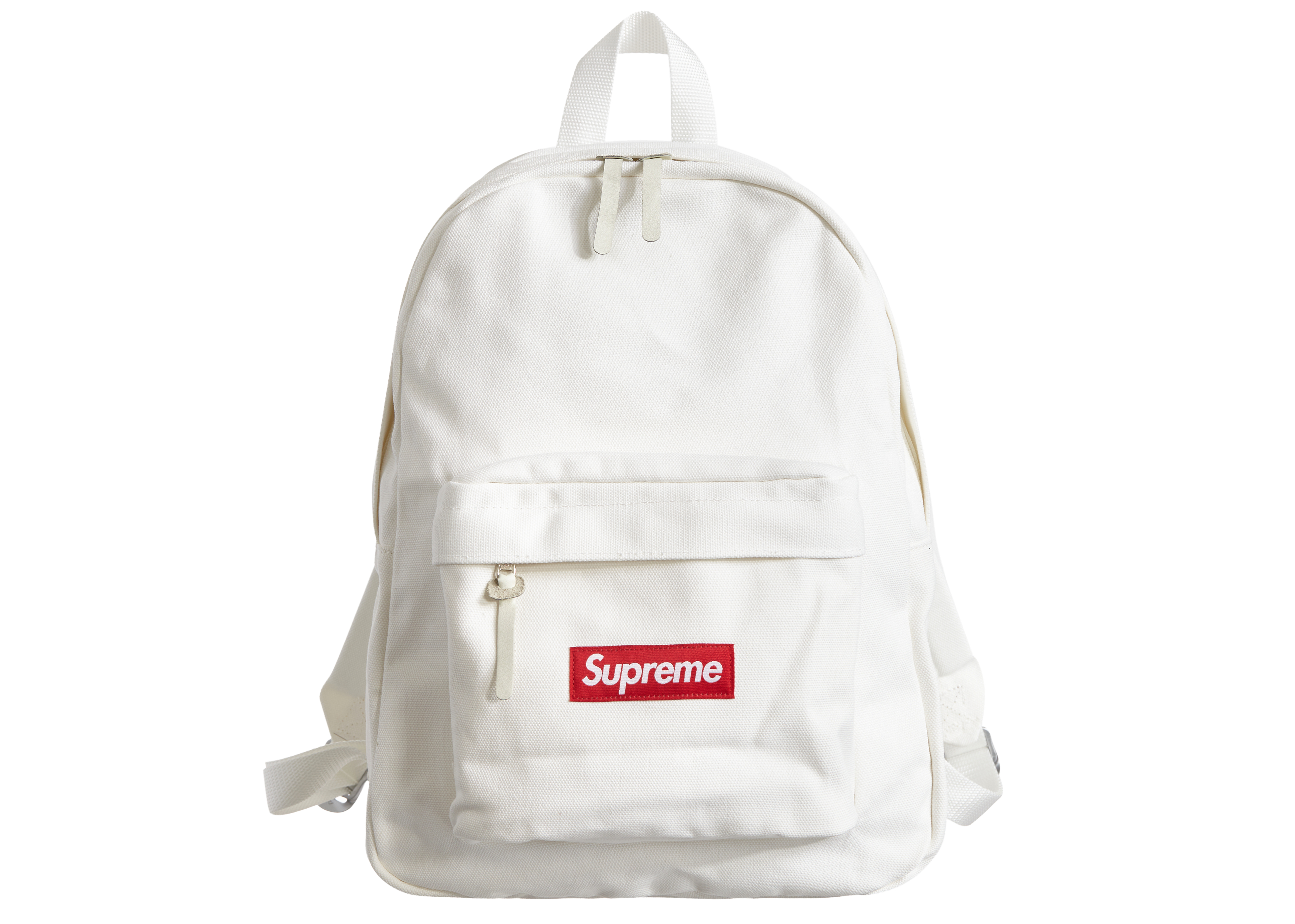 white supreme bag