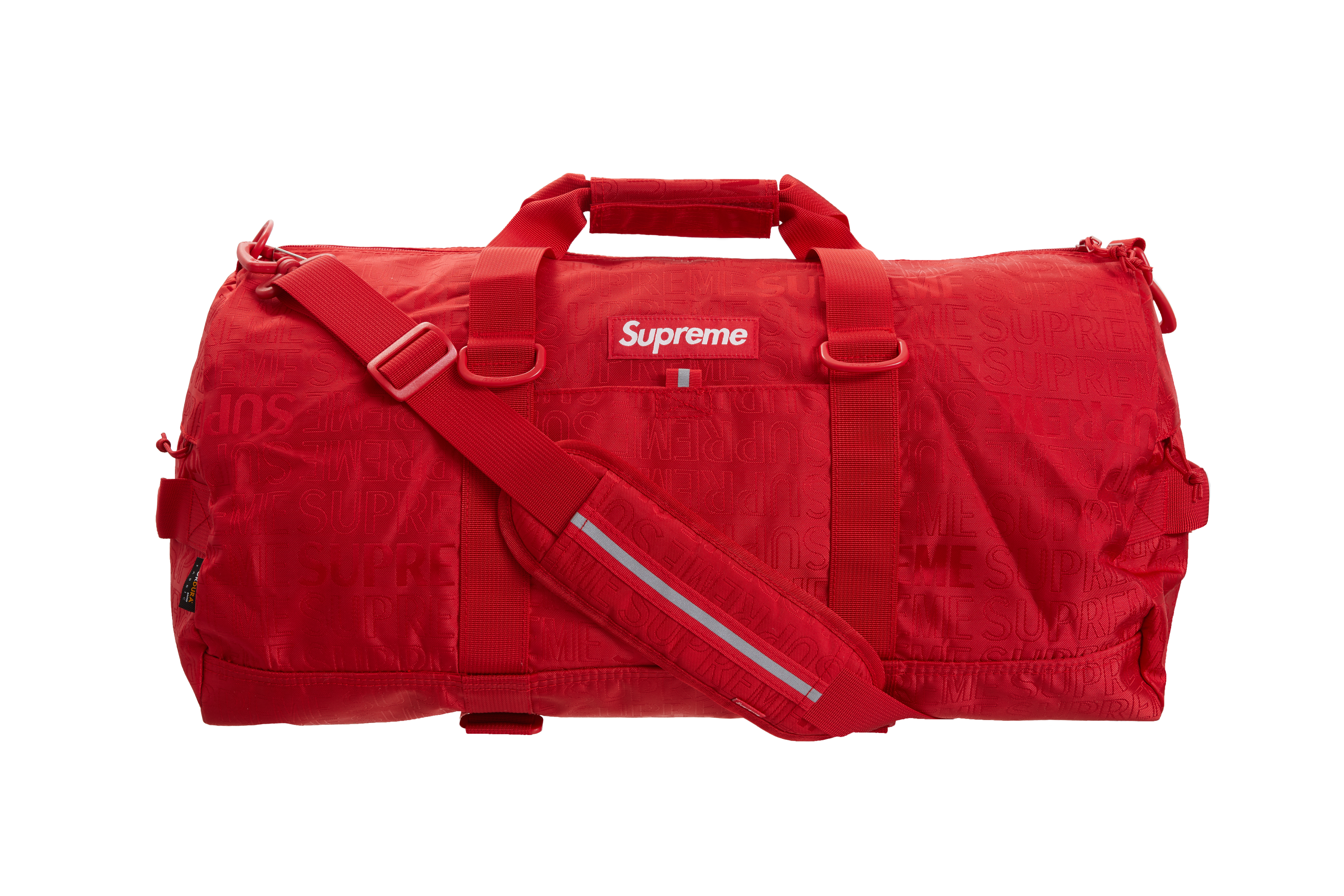 supreme duffle bag ss18 red