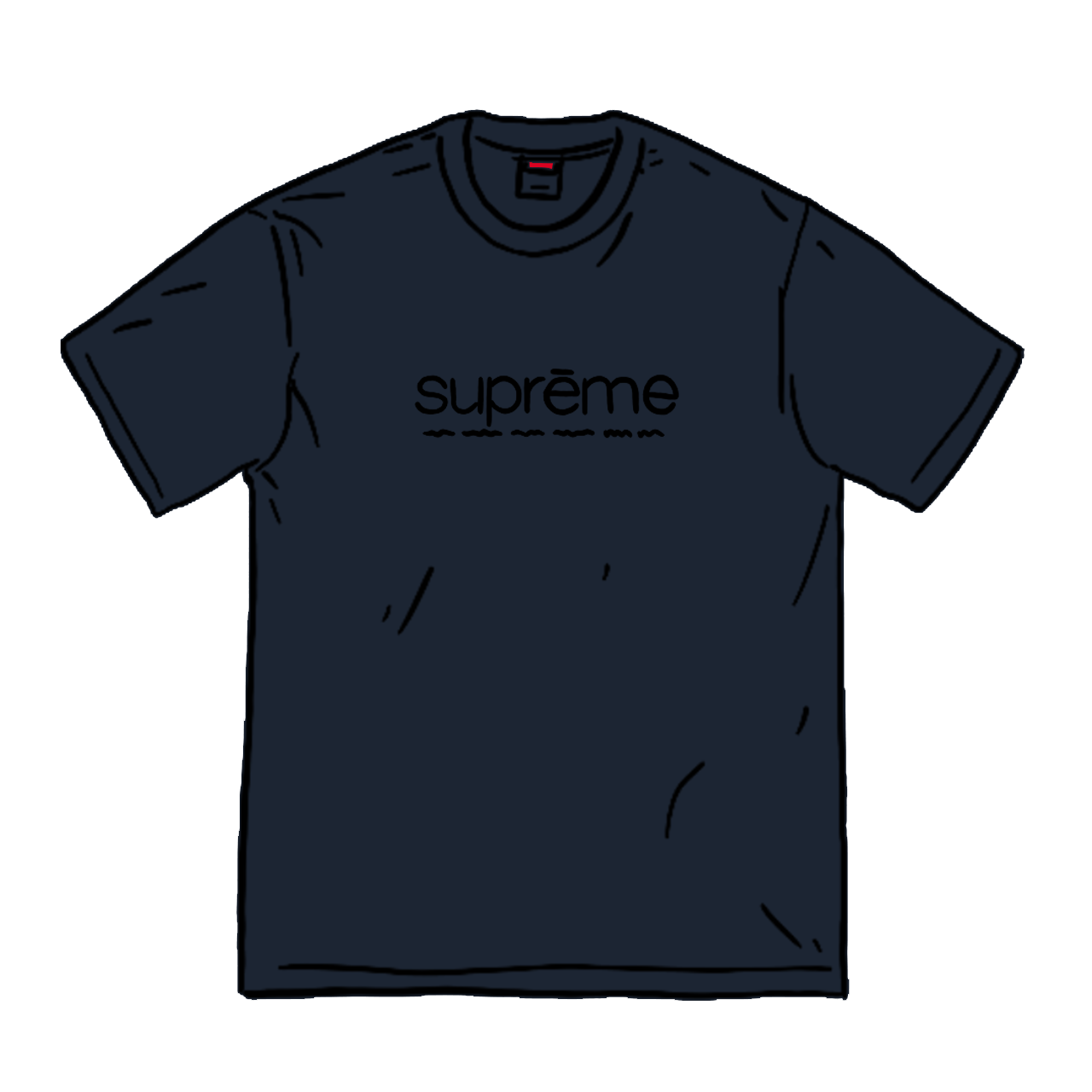 Pre-owned Supreme  Five Boroughs Tee Navy