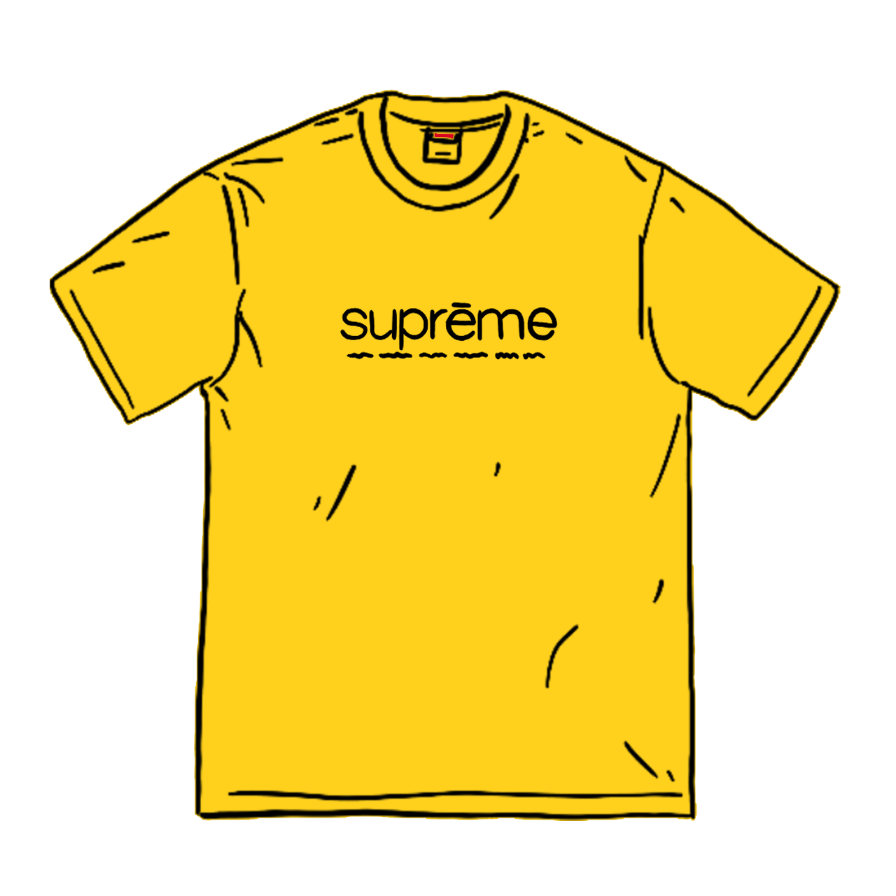 Pre-owned Supreme  Five Boroughs Tee Yellow