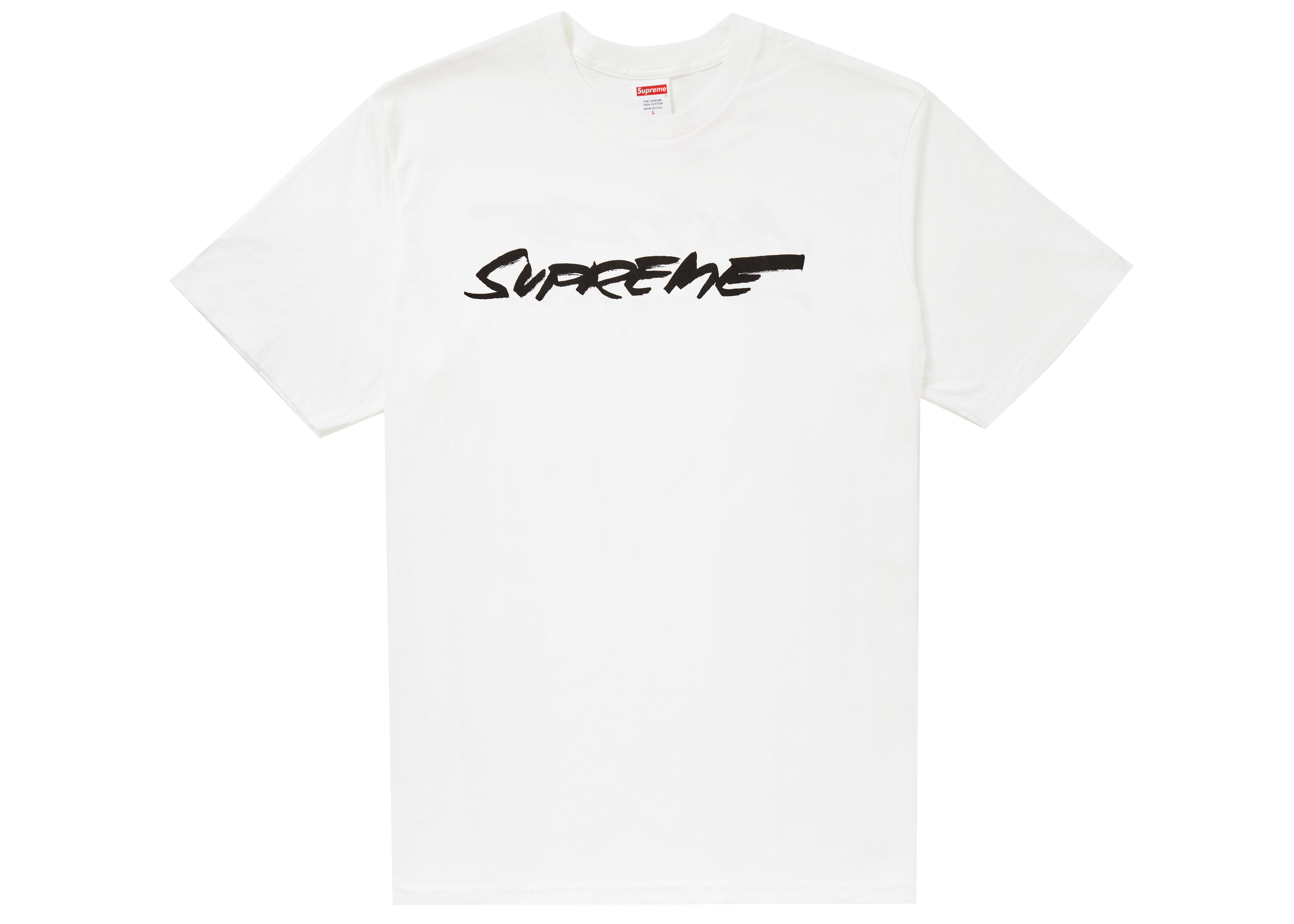 all white supreme shirt