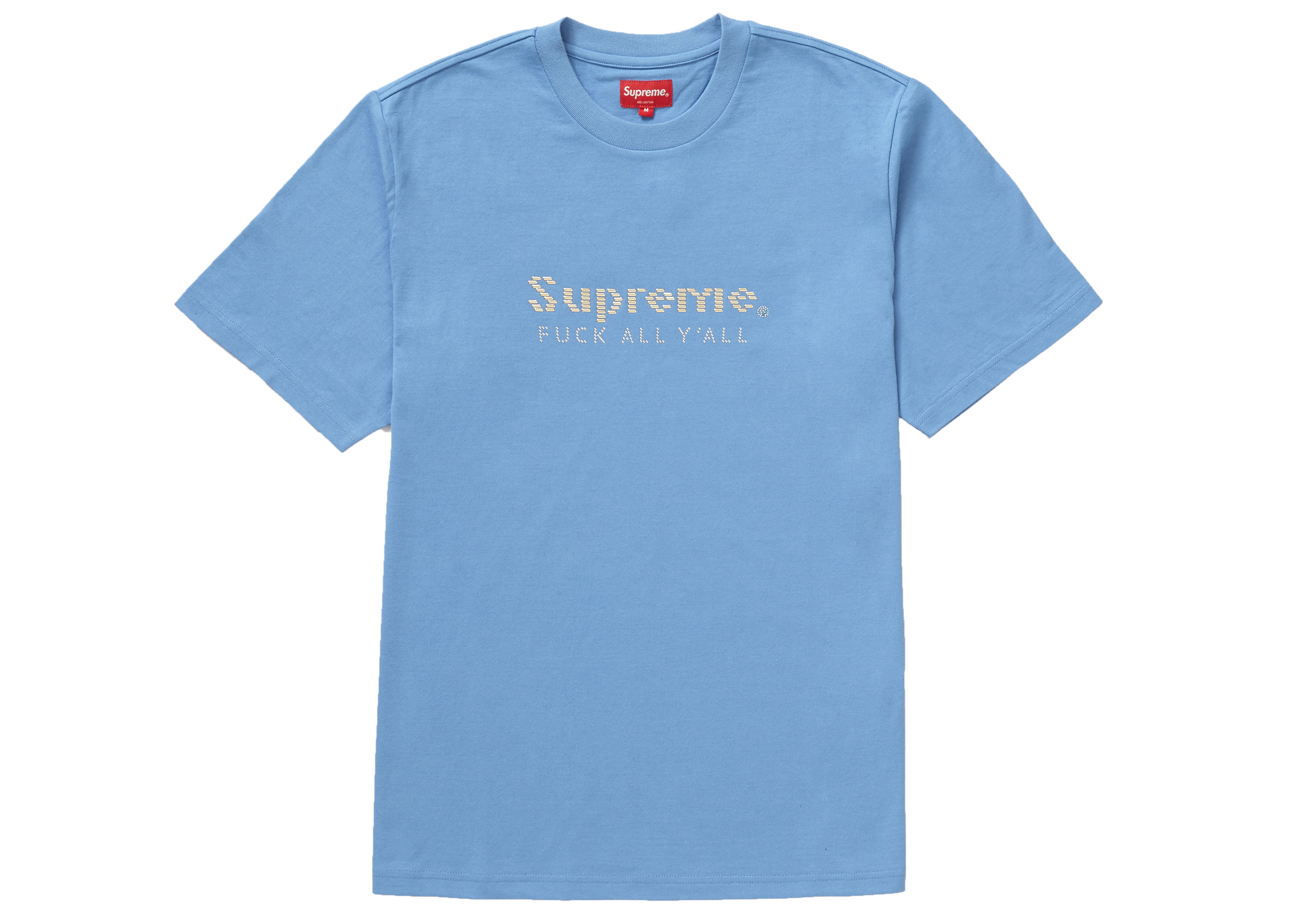 supreme gold bar tee