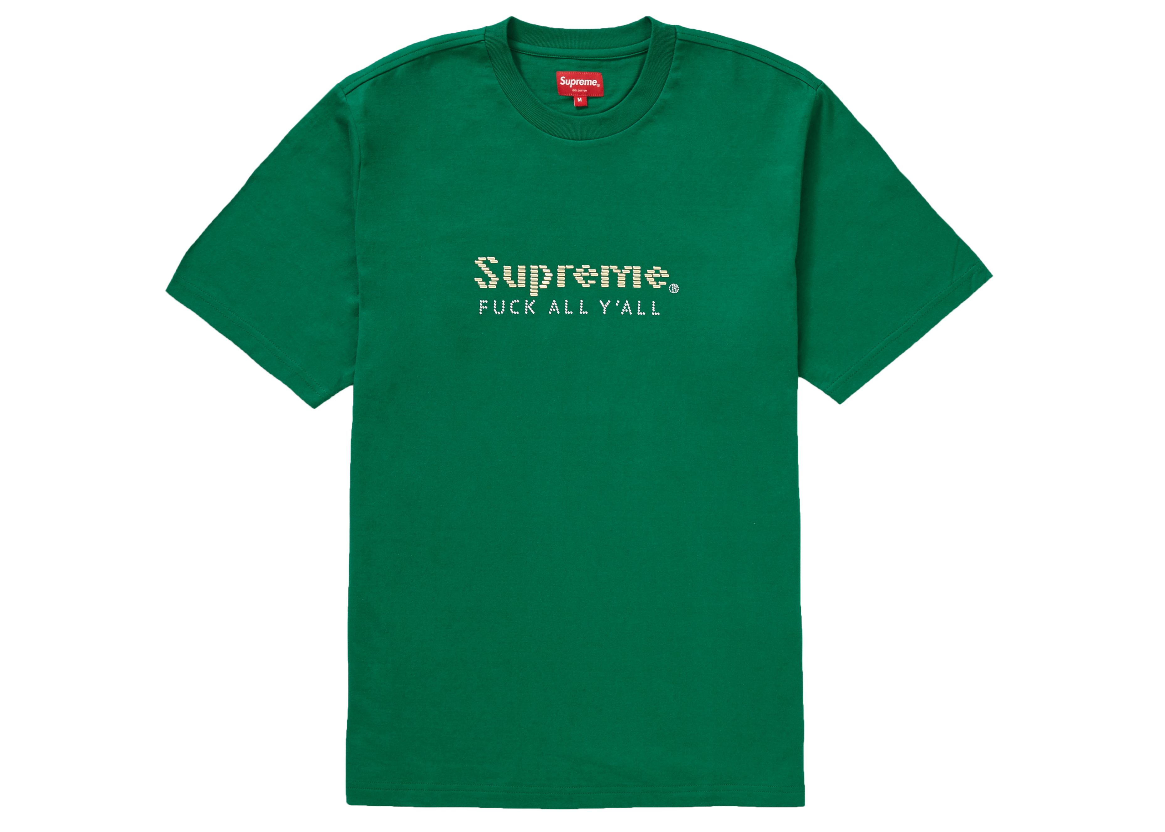 supreme gold t shirt