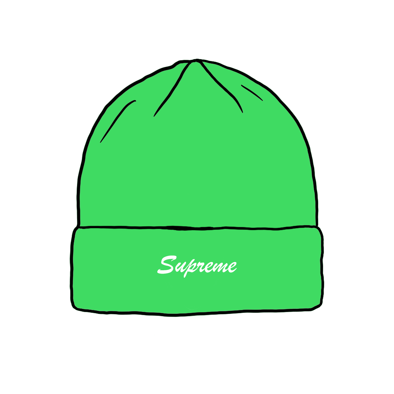 Pre-owned Supreme Loose Gauge Beanie (ss21) Green