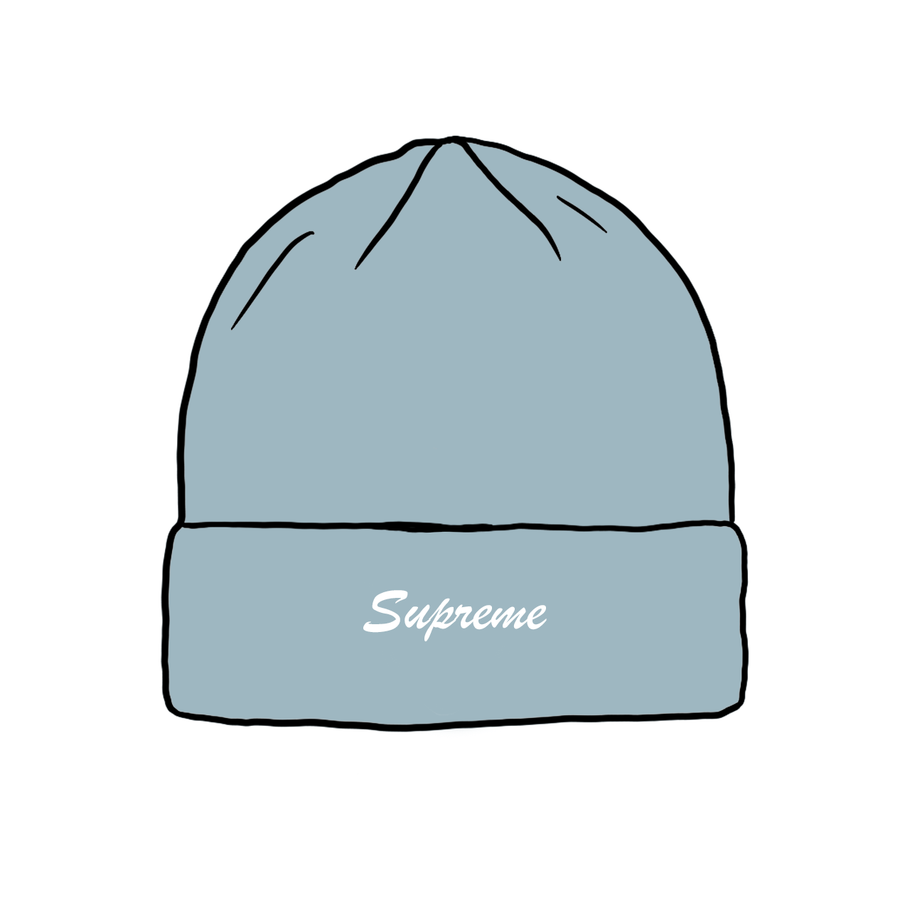 Pre-owned Supreme Loose Gauge Beanie (ss21) Light Blue