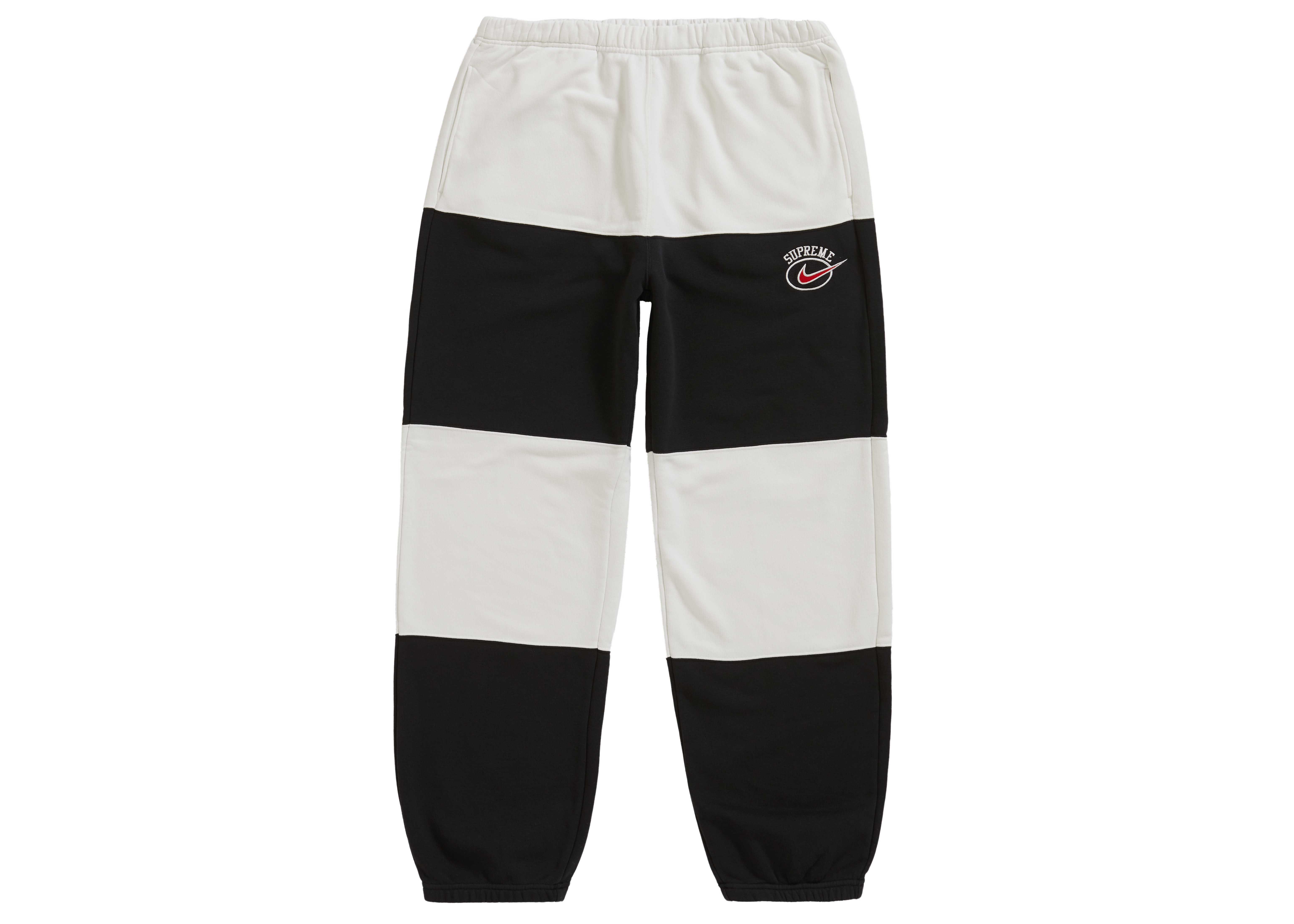 nike joggers with white stripe