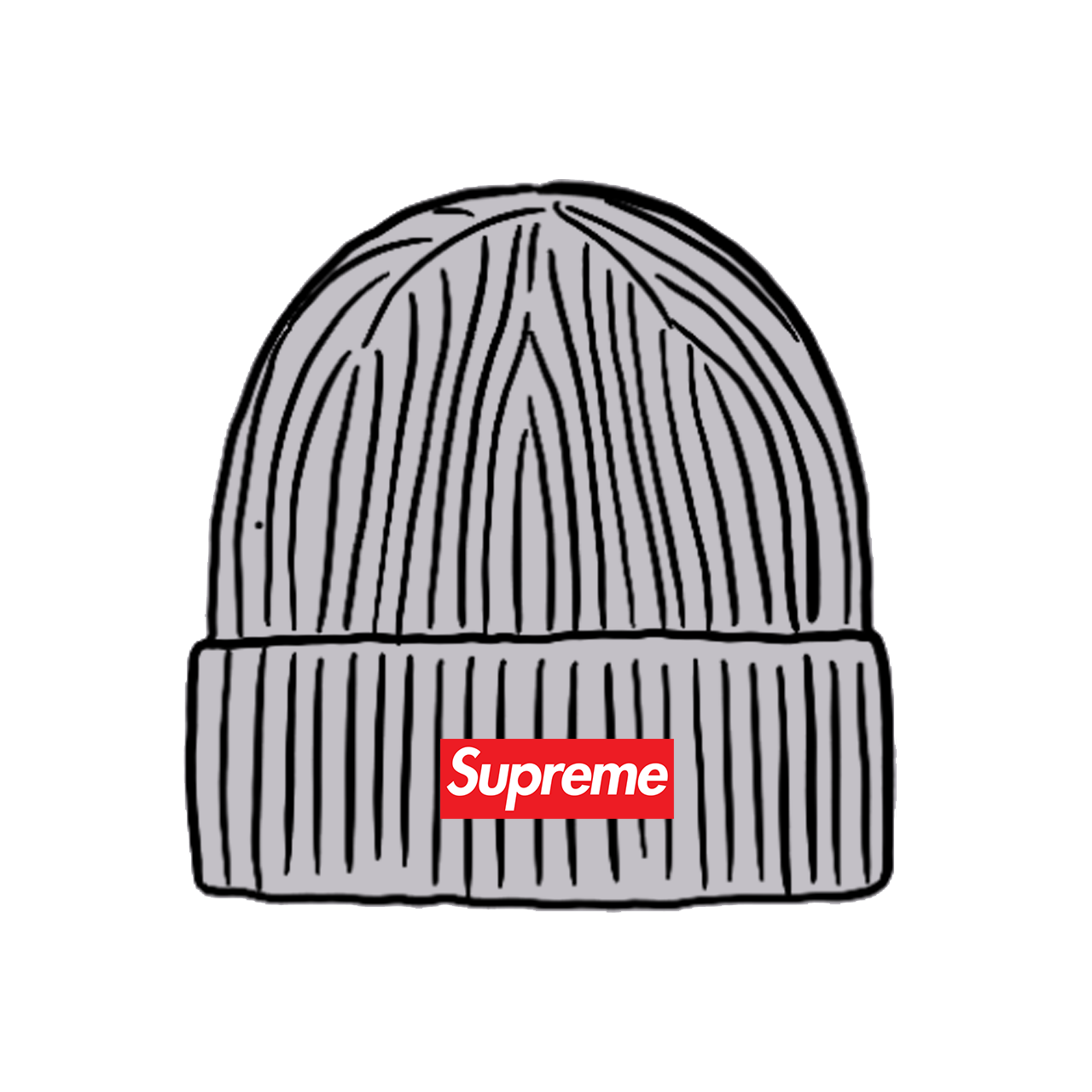 Pre-owned Supreme  Overdyed Beanie Grey