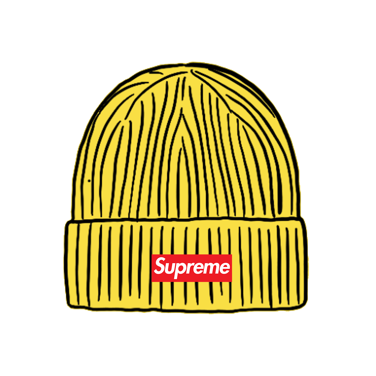 Pre-owned Supreme Overdyed Beanie Yellow | ModeSens