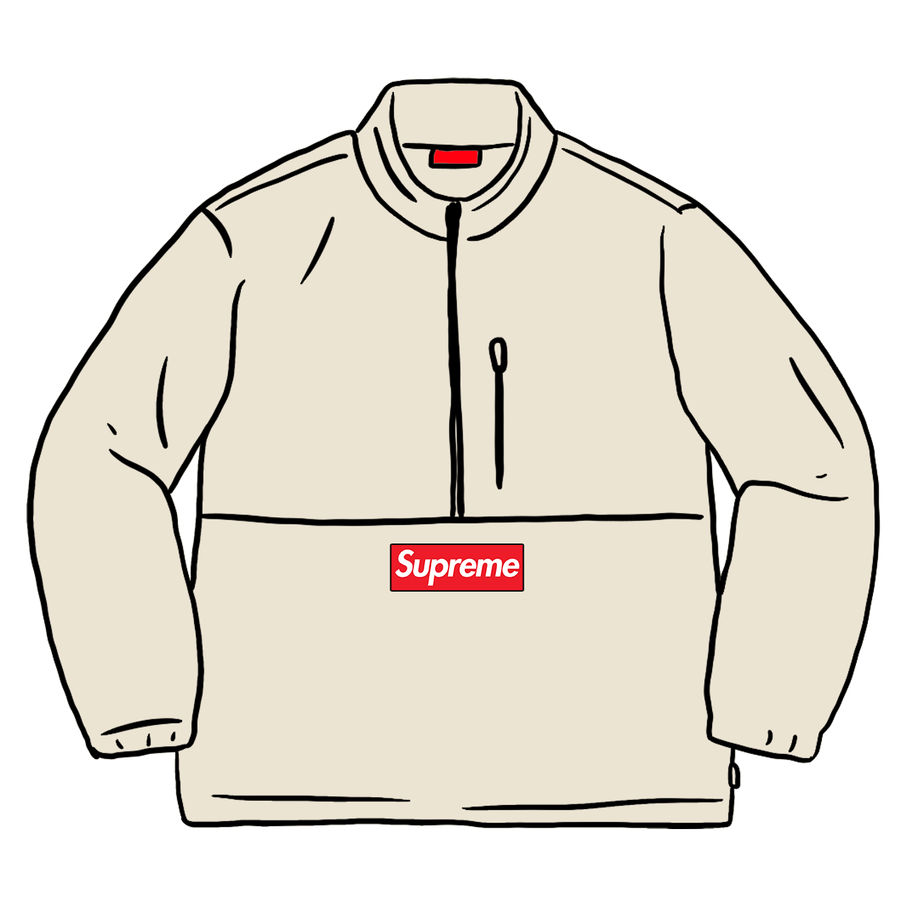 supreme polartec pullover