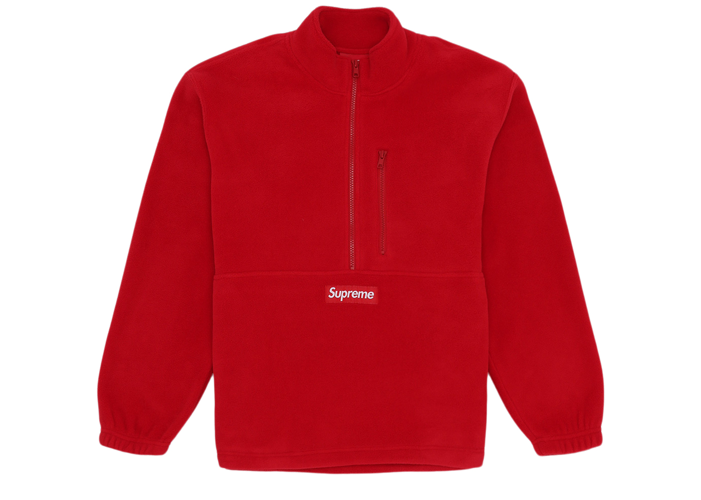 supreme polartec half zip