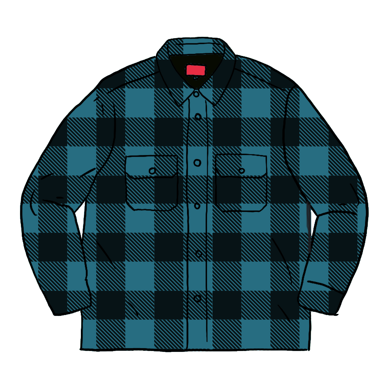 Pre-owned Supreme  Quilted Flannel Shirt Teal