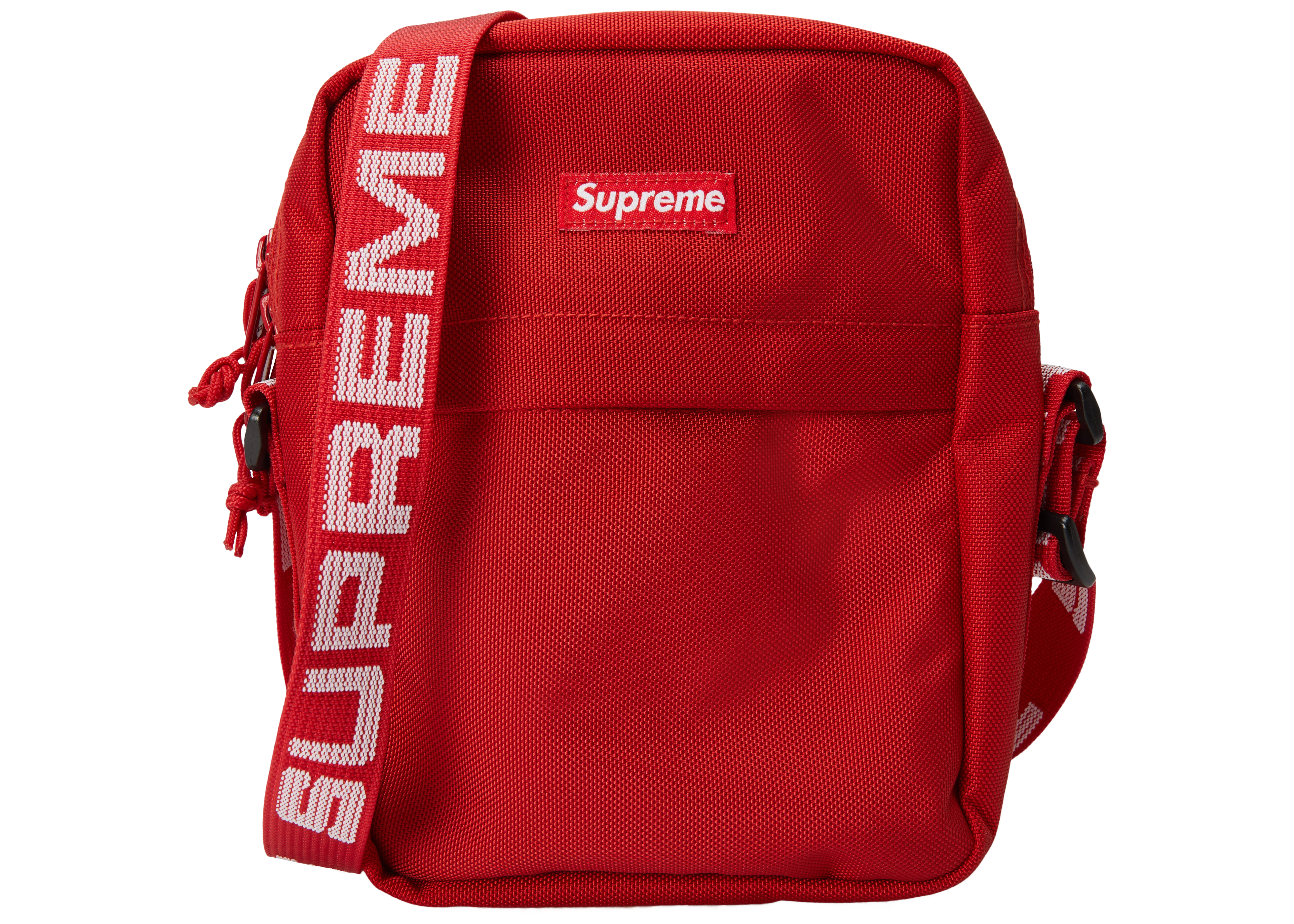 black supreme man bag